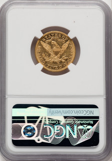 1868 $5 Liberty Half Eagle NGC MS61