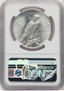 1927-S $1 Peace Dollar NGC MS66