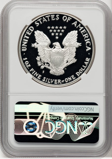 1986-S S$1 Silver Eagle DCAM Thomas Uram NGC PF70
