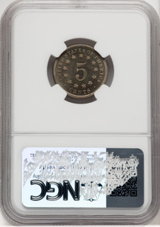 1875 5C Proof Shield Nickel NGC PR66