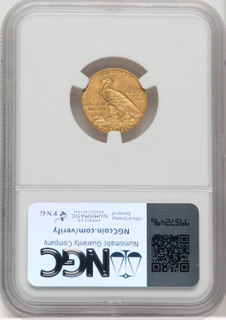 1911-D $2.50 Indian Quarter Eagle NGC MS63