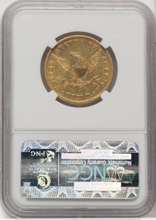 1839/8 $10 Large Letters Liberty Eagle NGC XF45