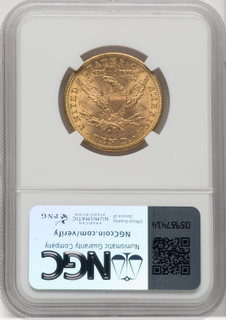 1882-S $10 Liberty Eagle NGC MS62