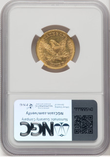 1853 $5 Liberty Half Eagle NGC MS61