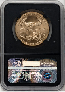 2018 $50 One-Ounce Gold Eagle First Day of Issue NGC MS70