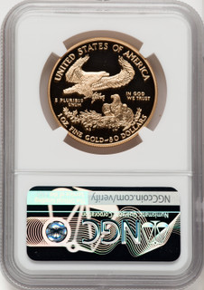 2002-W $50 One-Ounce Gold Eagle NGC PF70 2002-W $50 One-Ounce Gold Eagle NGC PF70