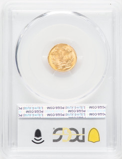 1873 G$1 OPEN 3 Gold Dollar PCGS MS64