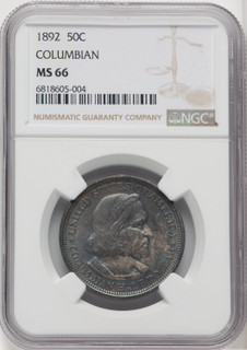 1892 50C COLUMBIAN Commemorative Silver NGC MS66 (518973031)