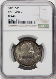 1892 50C COLUMBIAN Commemorative Silver NGC MS66 (518973033)