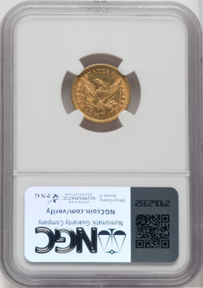 1853 $2.50 Liberty Quarter Eagle NGC AU58 (518973100)
