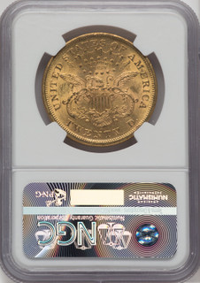 1875-S $20 Liberty Double Eagle NGC MS61 (763450006)