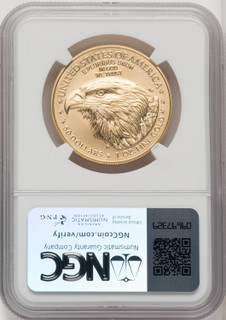 2021-W One-Ounce Gold Eagle Type Two Burnished NGC MS70 (765919032)