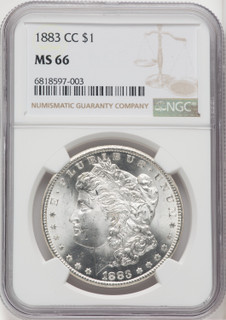 1883-CC $1 Morgan Dollar NGC MS66 (518973030)