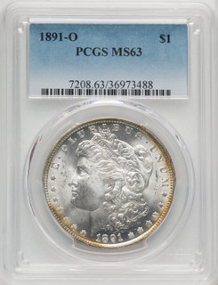 1891-O $1 Morgan Dollar PCGS MS63 (767901024)
