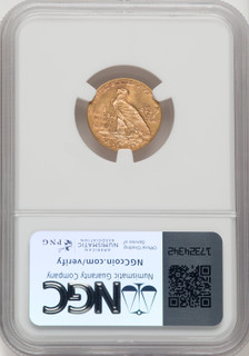 1915 $2.50 Indian Quarter Eagle NGC MS62 (506322012)