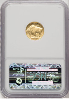 2008-W $5 Tenth-Ounce Gold Buffalo .9999 Fine Gold NGC MS70 (506338010)