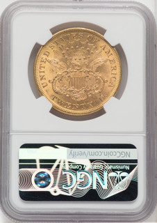 1876 $20 Liberty Double Eagle NGC MS62 (764731008)