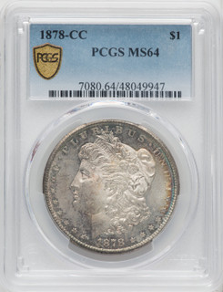 1878-CC $1 Morgan Dollar PCGS MS64 (766416014) 1878-CC $1 Morgan Dollar PCGS MS64 (766416014)