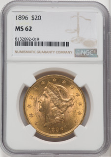 1896 $20 Liberty Double Eagle NGC MS62 (173918073)