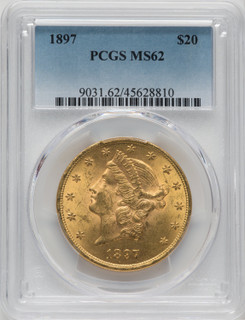 1897 $20 Liberty Double Eagle PCGS MS62 (571279399)