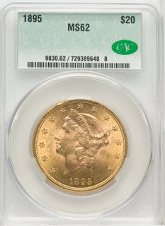 1895 $20 Liberty Double Eagle CACG MS62 (571917109)