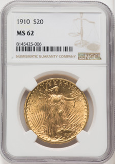 1910 $20 Saint-Gaudens Double Eagle NGC MS62 (571967042)