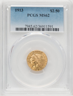 1913 $2.50 Indian Quarter Eagle PCGS MS62 (769006007)
