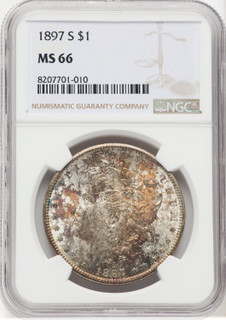 1897-S $1 Morgan Dollar NGC MS66 (769155009)