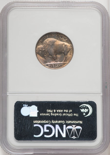 1937-D 5C Three-Legged FS-901 Buffalo Nickel NGC MS65 (767552001)