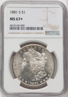 1881-S $1 Morgan Dollar NGC MS67+ (767661004)