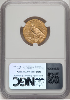 1911-D $5 Indian Half Eagle NGC MS61 (769295030)