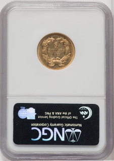 1874 $3 Three Dollar Gold Pieces NGC AU58 (768602055)
