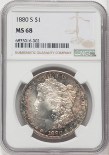 1880-S $1 Morgan Dollar NGC MS68 (765522032)