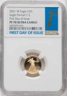 2021-W 1/10 Gold Eagle Type Two FDI NGC PF70