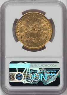 1877-S $20 Liberty Double Eagle NGC AU58 (760875023)