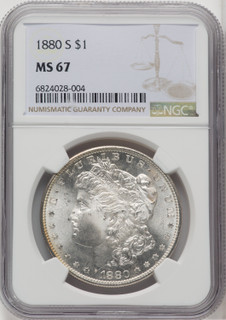 1880-S $1 Morgan Dollar NGC MS67 (766858017)