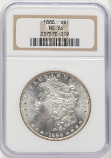 1888 $1 Morgan Dollar NGC MS66 (767901019)