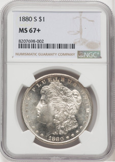 1880-S $1 Morgan Dollar NGC MS67+ (768193005)