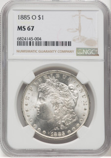 1885-O $1 Morgan Dollar NGC MS67 (769303006)