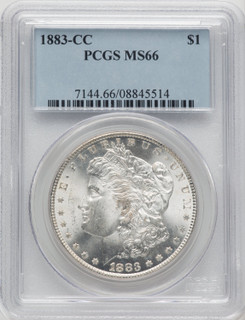 1883-CC $1 Morgan Dollar PCGS MS66 (769609026)