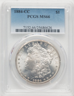 1884-CC $1 Morgan Dollar PCGS MS66 (769482009)