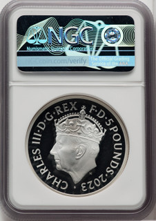 Charles III silver Proof  Royal Arms - King Charles III Coronation  5 Pounds (2 oz) 2023 PR70 Ultra Cameo NGC World Coins NGC MS70 (518115311)