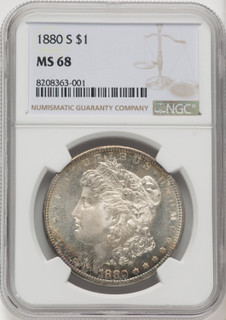 1880-S Morgan Dollar NGC MS68