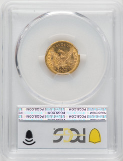 1877-S $2.50 Liberty Quarter Eagle PCGS MS62 (768706013)