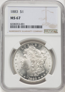 1883 Morgan Dollar NGC MS67 (769258004)