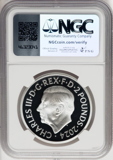 Charles III silver Proof  Han Solo & Chewbacca  2 Pounds (1 oz) 2024 PR70 Ultra Cameo NGC World Coins NGC MS70