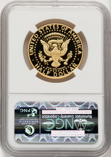 2014-W 50C Kennedy Gold 50th Anniversary FS Proof Kennedy Half Dollar NGC PR70