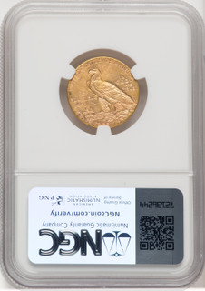 1916-S $5 Indian Half Eagle NGC MS63 (768414007)