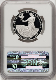 2011-W $100 One-Ounce Platinum Eagle First Strike ER Blue NGC PF70 (770462078)