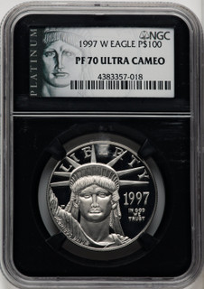 1997-W $100 One-Ounce Platinum Eagle Statue of Liberty NGC PF70 (770462024)